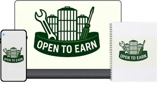 Open to Earn logo