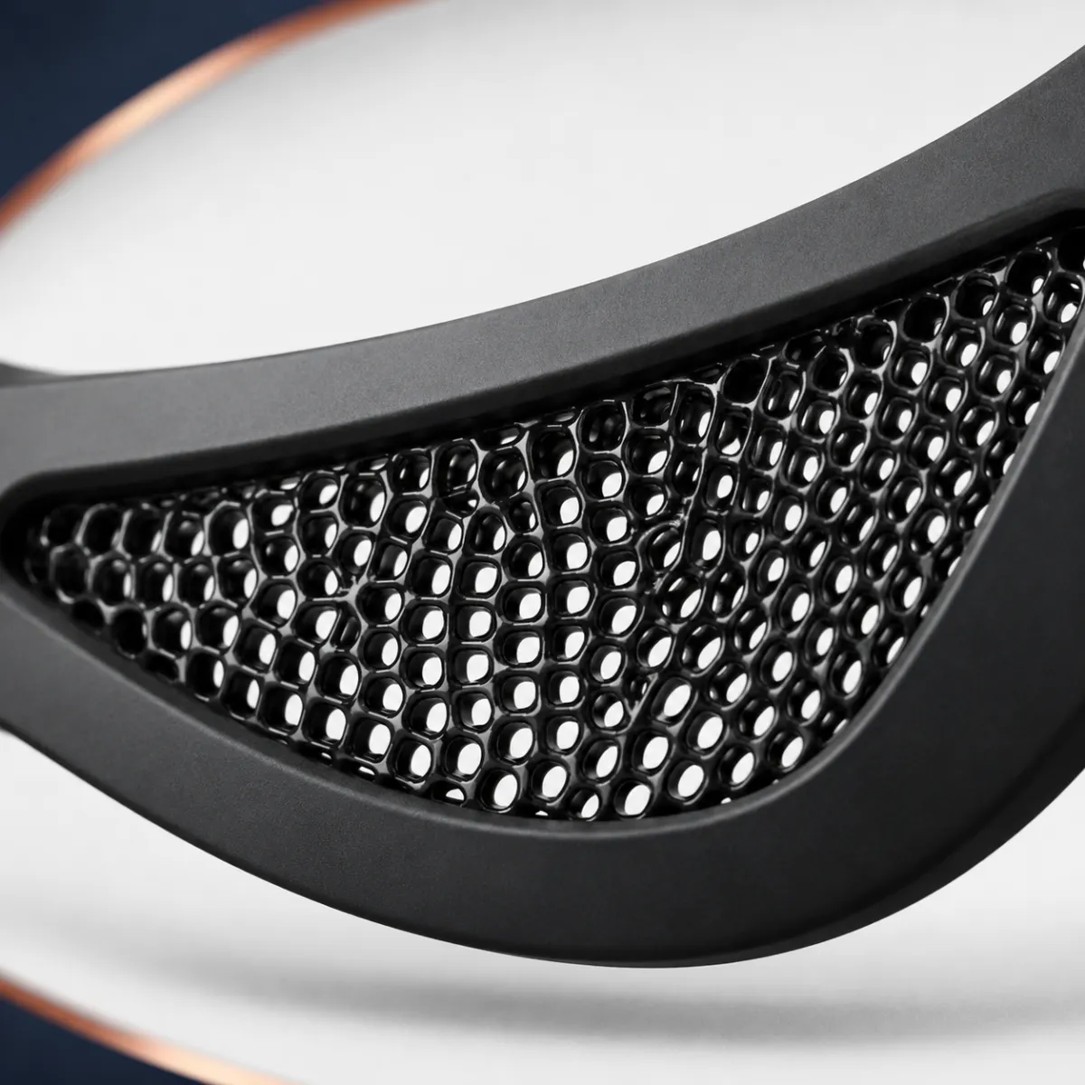 Detailed texture showing micro-perforations