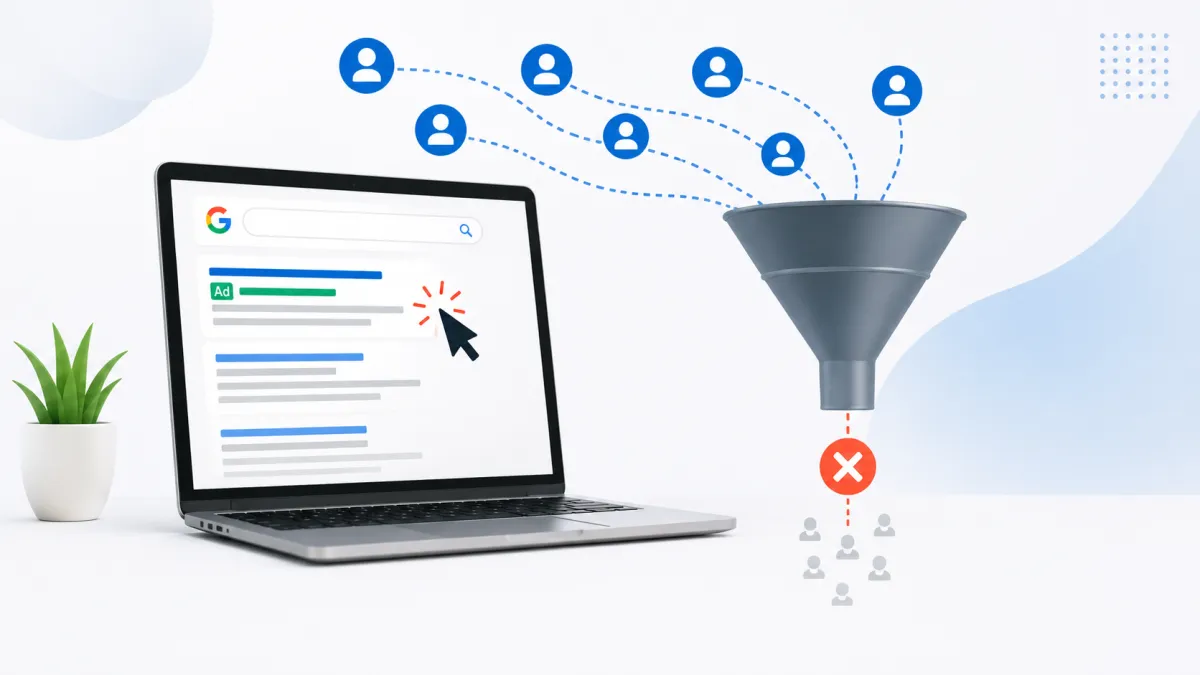 How to Stop Paying for Google Ad Clicks That Never Become Consultations