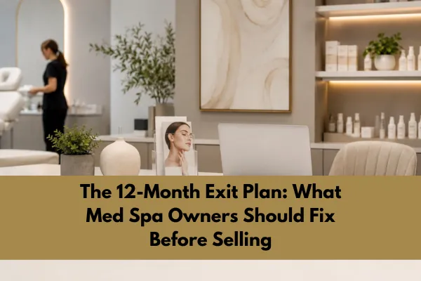 The 12-Month Exit Plan: What Med Spa Owners Should Fix Before Selling