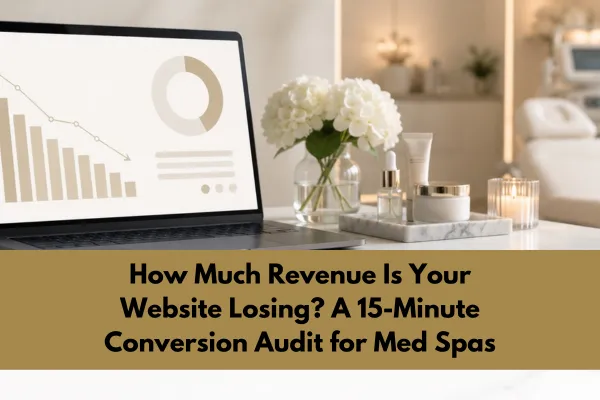 How Much Revenue Is Your Website Losing? A 15-Minute Conversion Audit for Med Spas