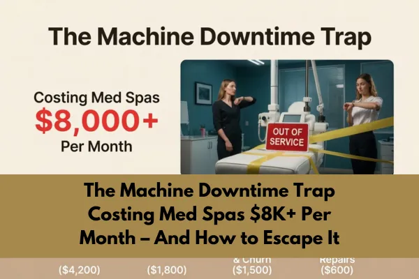 The Machine Downtime Trap Costing Med Spas $8K+ Per Month – And How to Escape It