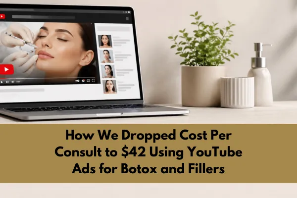 How We Dropped Cost Per Consult to $42 Using YouTube Ads for Botox and Fillers