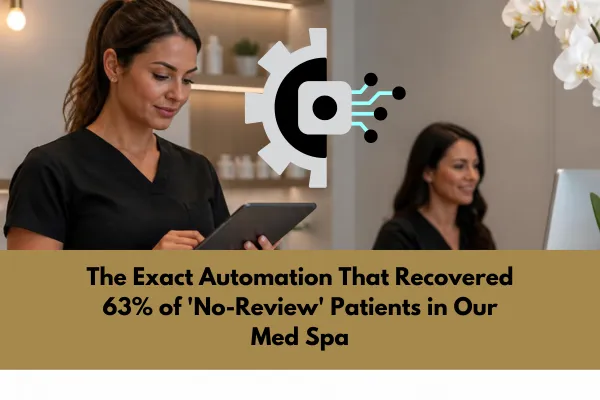 The Exact Automation That Recovered 63% of “No-Review” Patients in Our Med Spa