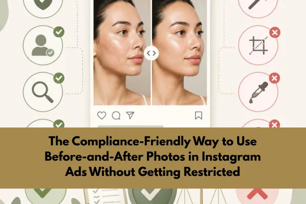 The Compliance-Friendly Way to Use Before-and-After Photos in Instagram Ads Without Getting Restricted