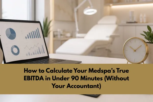 How to Calculate Your Medspa’s True EBITDA in Under 90 Minutes (Without Your Accountant)