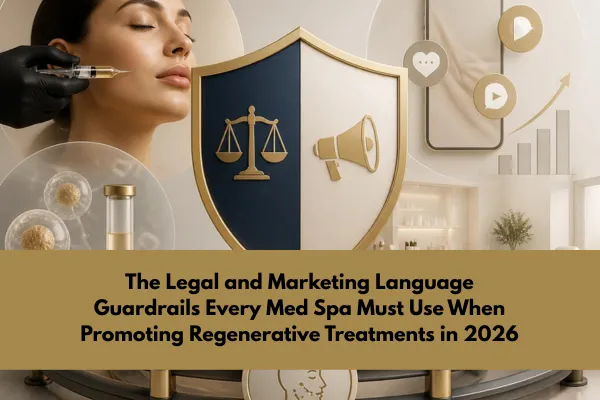 The Legal and Marketing Language Guardrails Every Med Spa Must Use When Promoting Regenerative Treatments in 2026