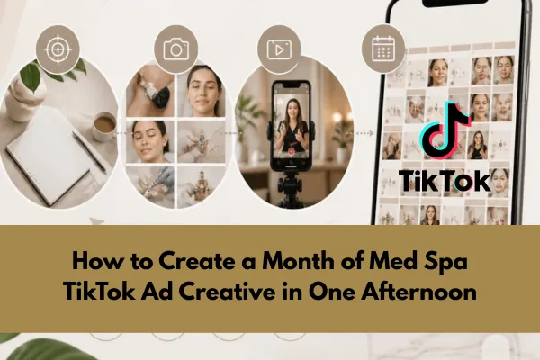 Create a Month of Med Spa TikTok Ads in One Afternoon