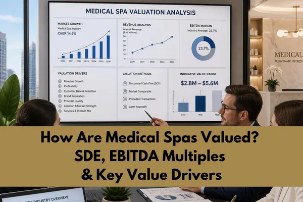 How Are Medical Spas Valued? SDE, EBITDA Multiples & Key Value Drivers