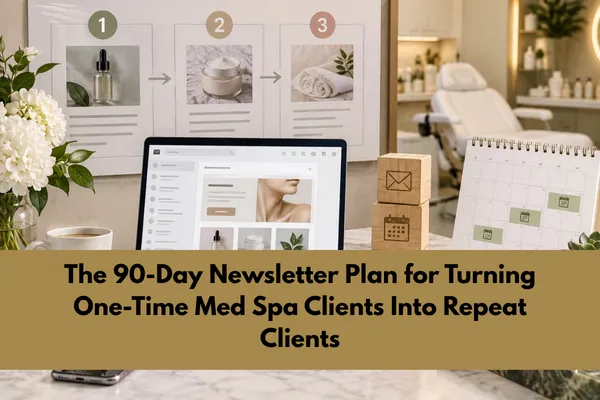 90-Day Med Spa Newsletter Plan to Create Repeat Clients