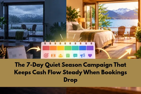 The 7-Day Quiet Season Campaign That Keeps Cash Flow Steady When Bookings Drop