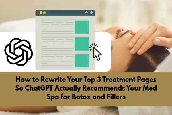 Make ChatGPT Recommend You: Rewrite Botox and Filler Pages