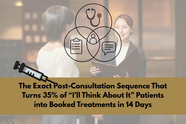 14-Day Post-Consultation Sequence That Converts 35% to Bookings