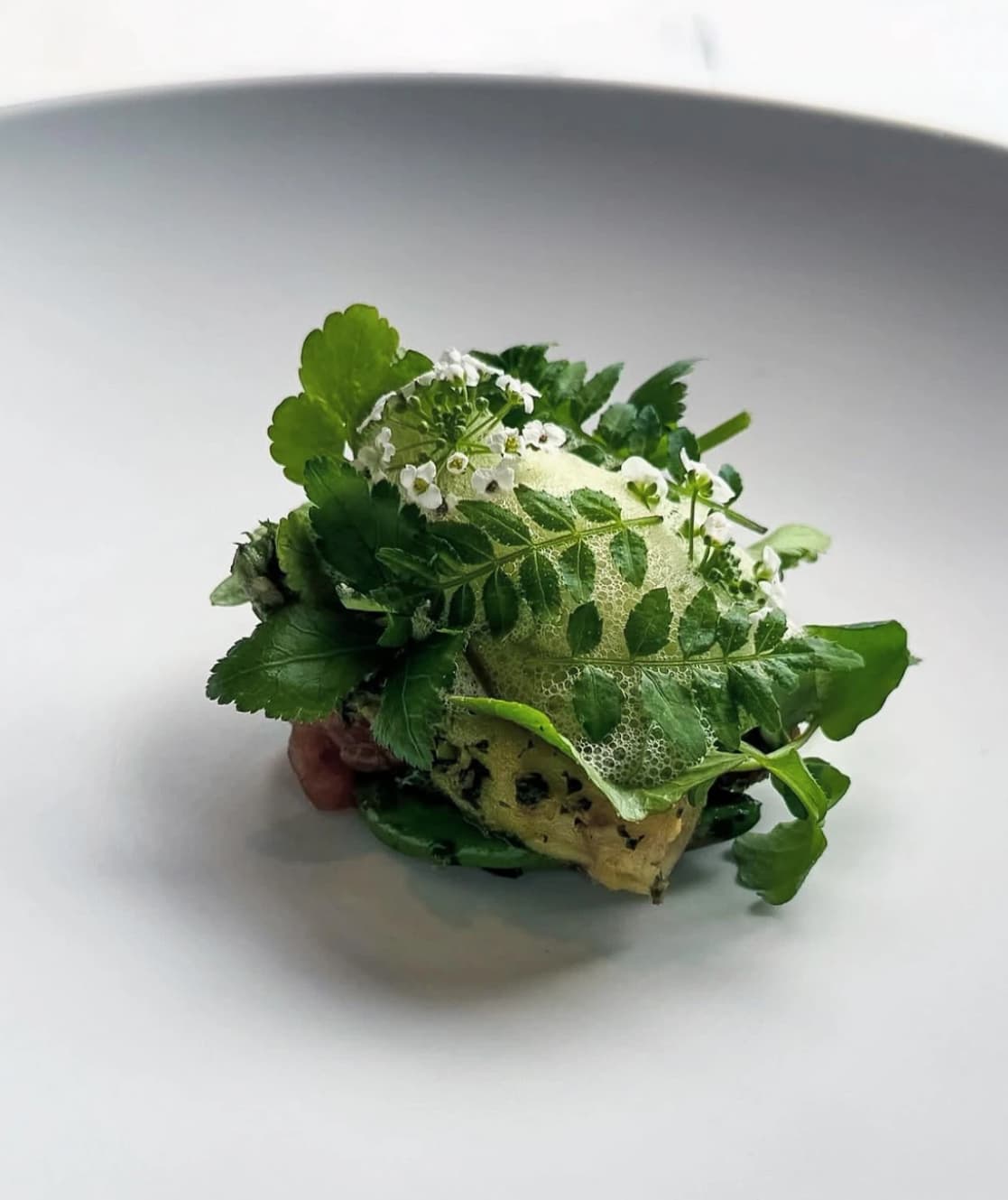 veal sweetbread fine dining private chef London elegant plating