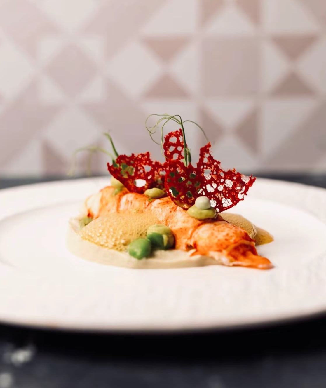 lobster beurre blanc fine dining private chef London elegant plating
