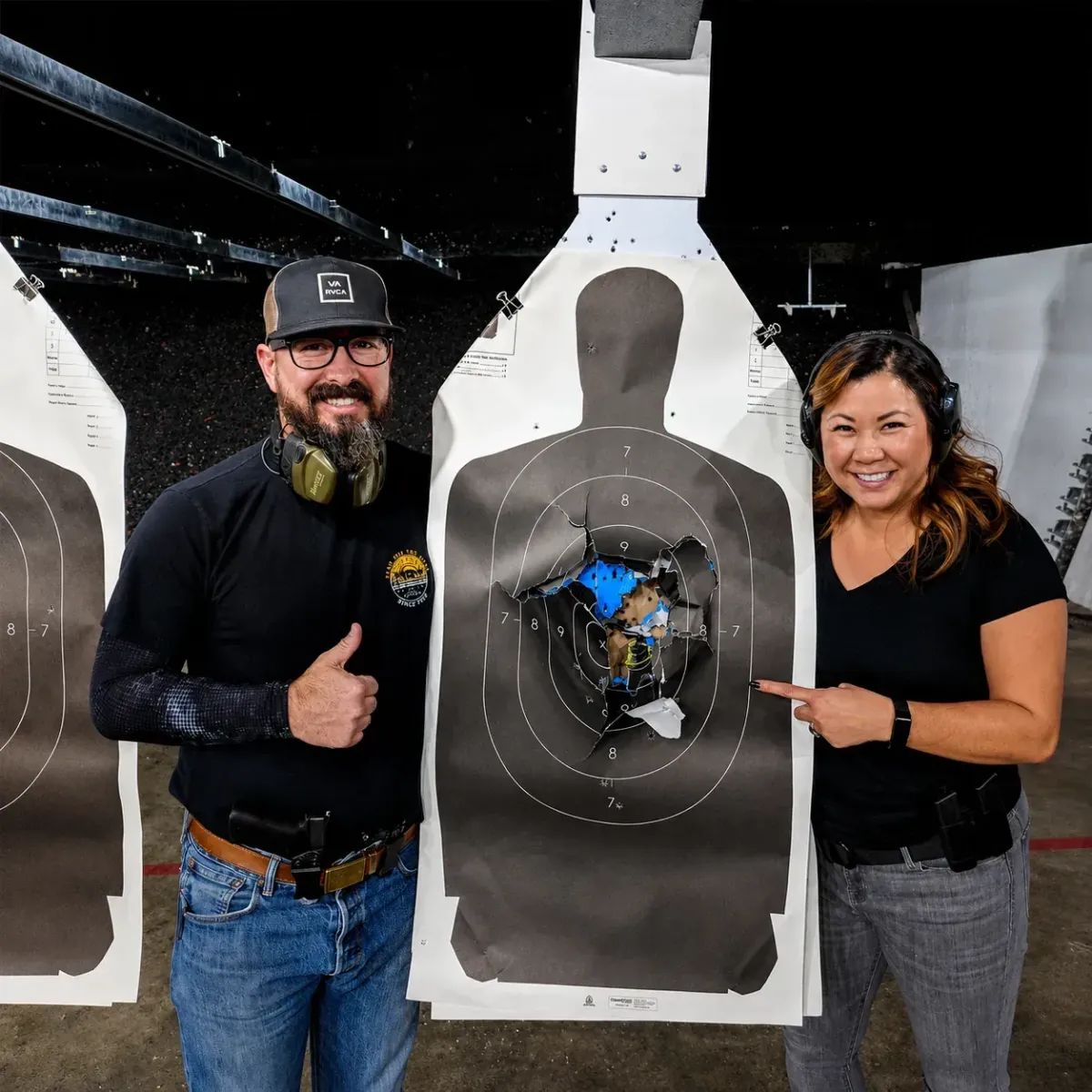 Students attending a professional firearm safety training class in the Lake Havasu City area