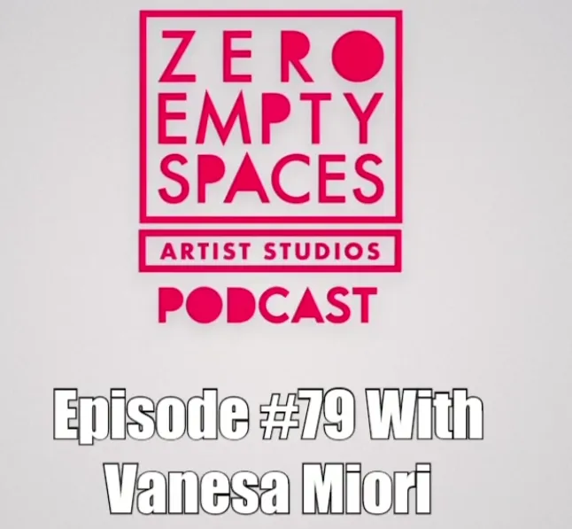 Fine artist Vanesa Miori in her Zero Empty Spaces studio at DCOTA, Dania Beach