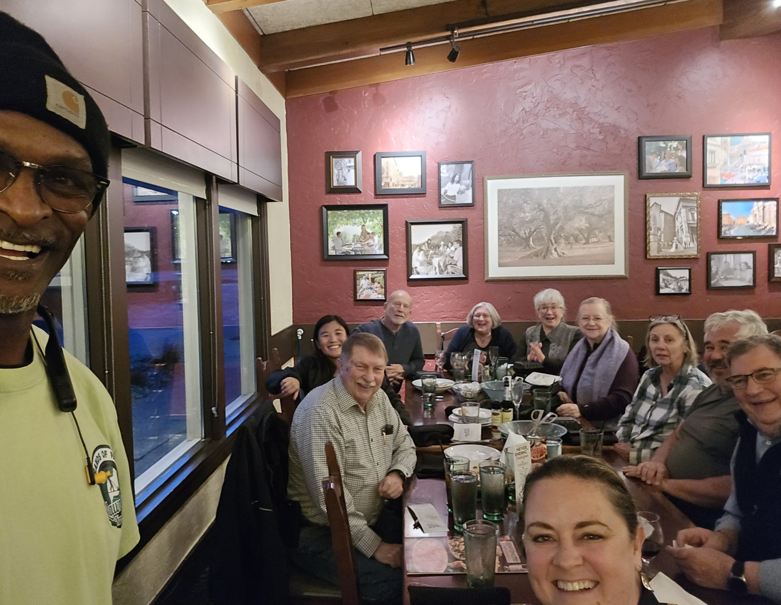 Silverdale Community Center Board Members sitting at a table during a board meeting.