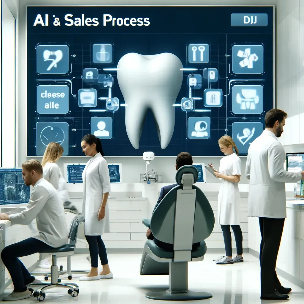 AI-driven dental software optimizing sales processes