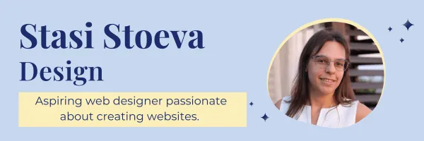 header with a name and description