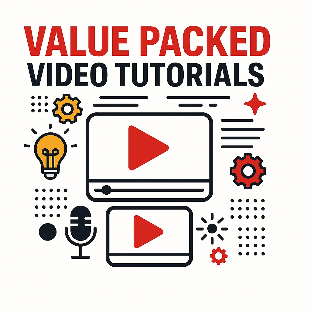 Easy simple easy to follow video tutorials