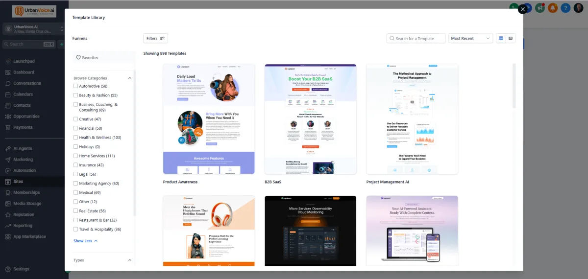 Build high-converting landing pages and funnels without WordPress.