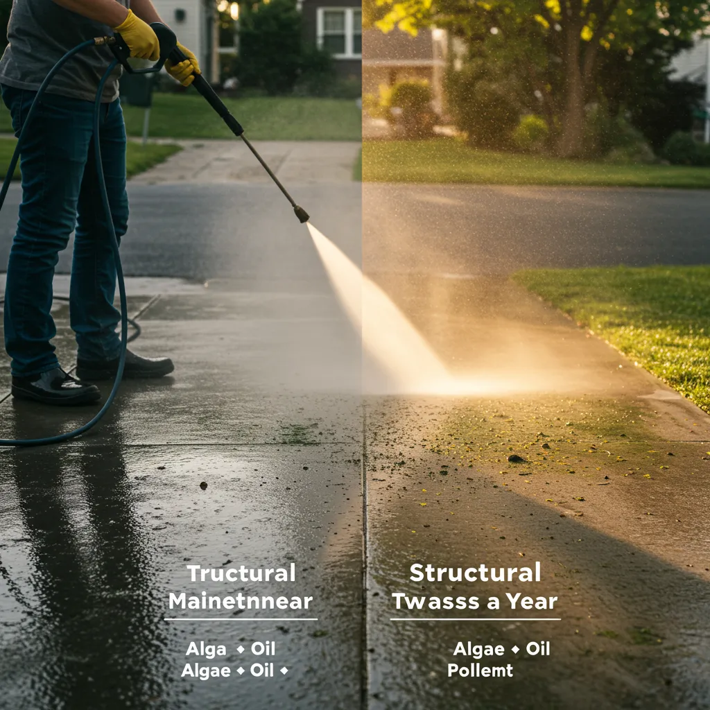 Why Your Driveway Needs a Maintenance Schedule, Not a Wash
