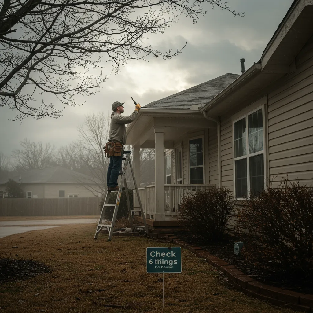 Your OKC Storm-Season Property Walk-Through: What to Check After Spring Weather
