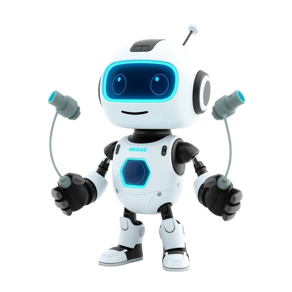 Echo, the AI voice attendant mascot