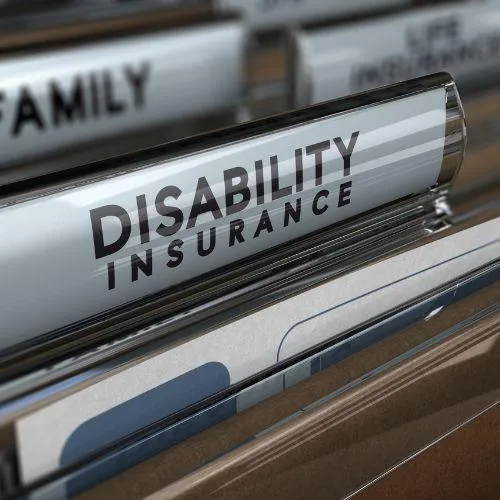 showing files of disability insurance