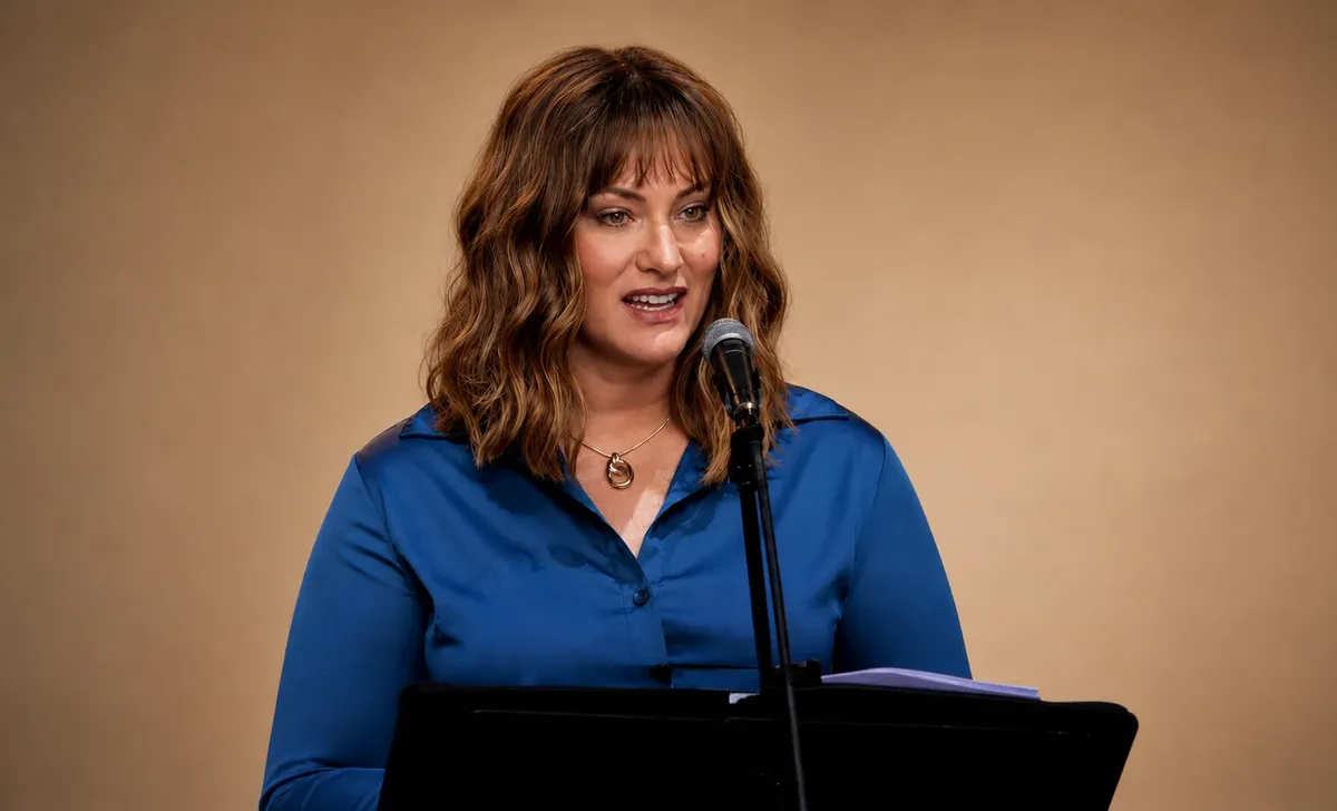 Dr. Heather Burchfield speaking