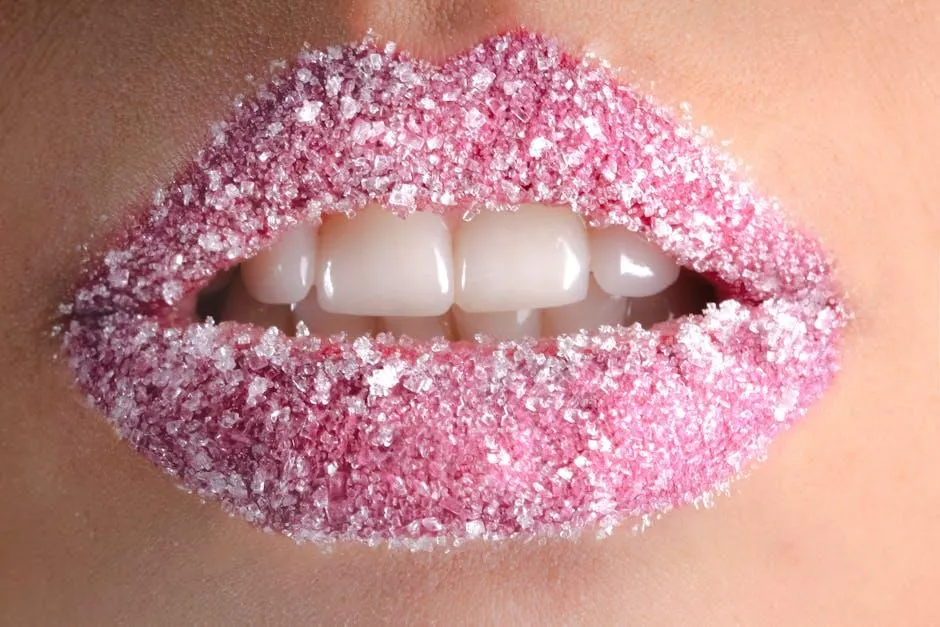 organic sugaring upper lip