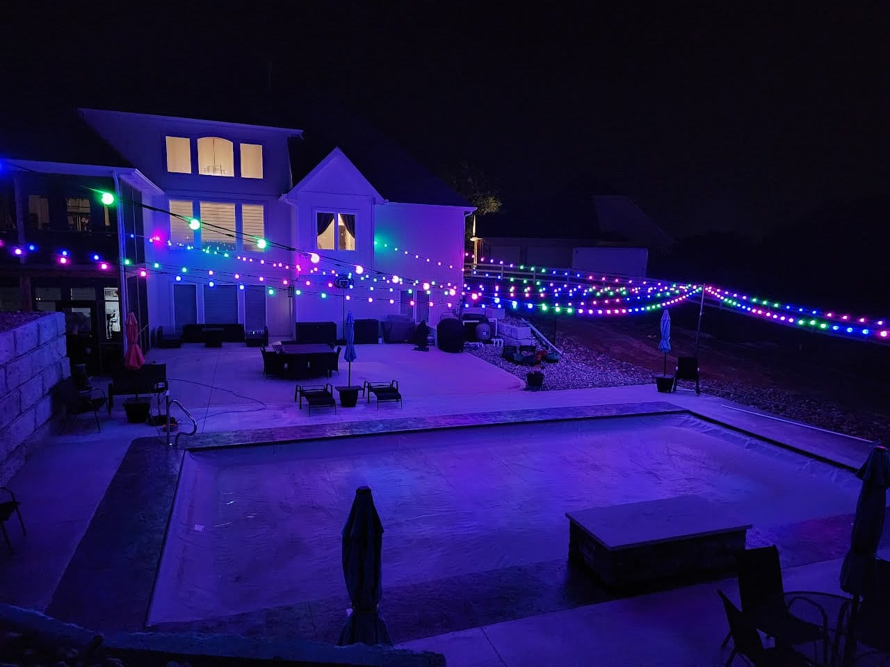 Globe lighting by Trimlight