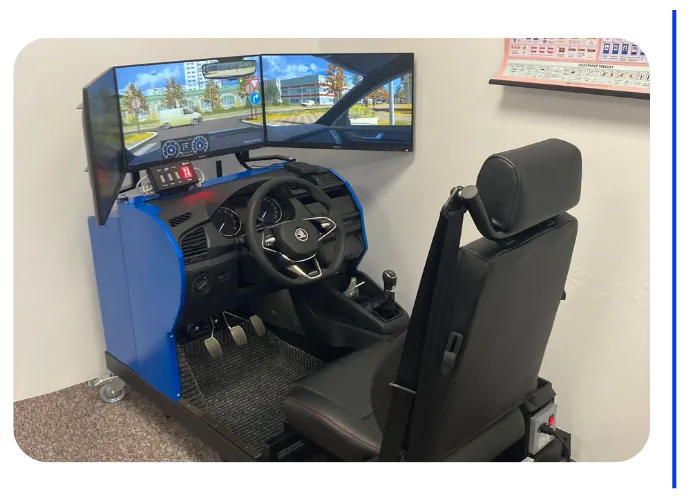 Trenažér AT-227 v autoškole Sofie Praha