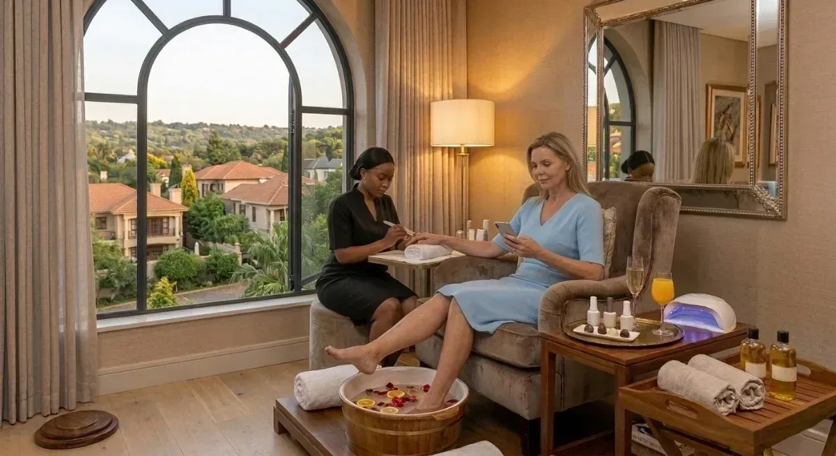 Newleaf Mobile Spa's service at client's home