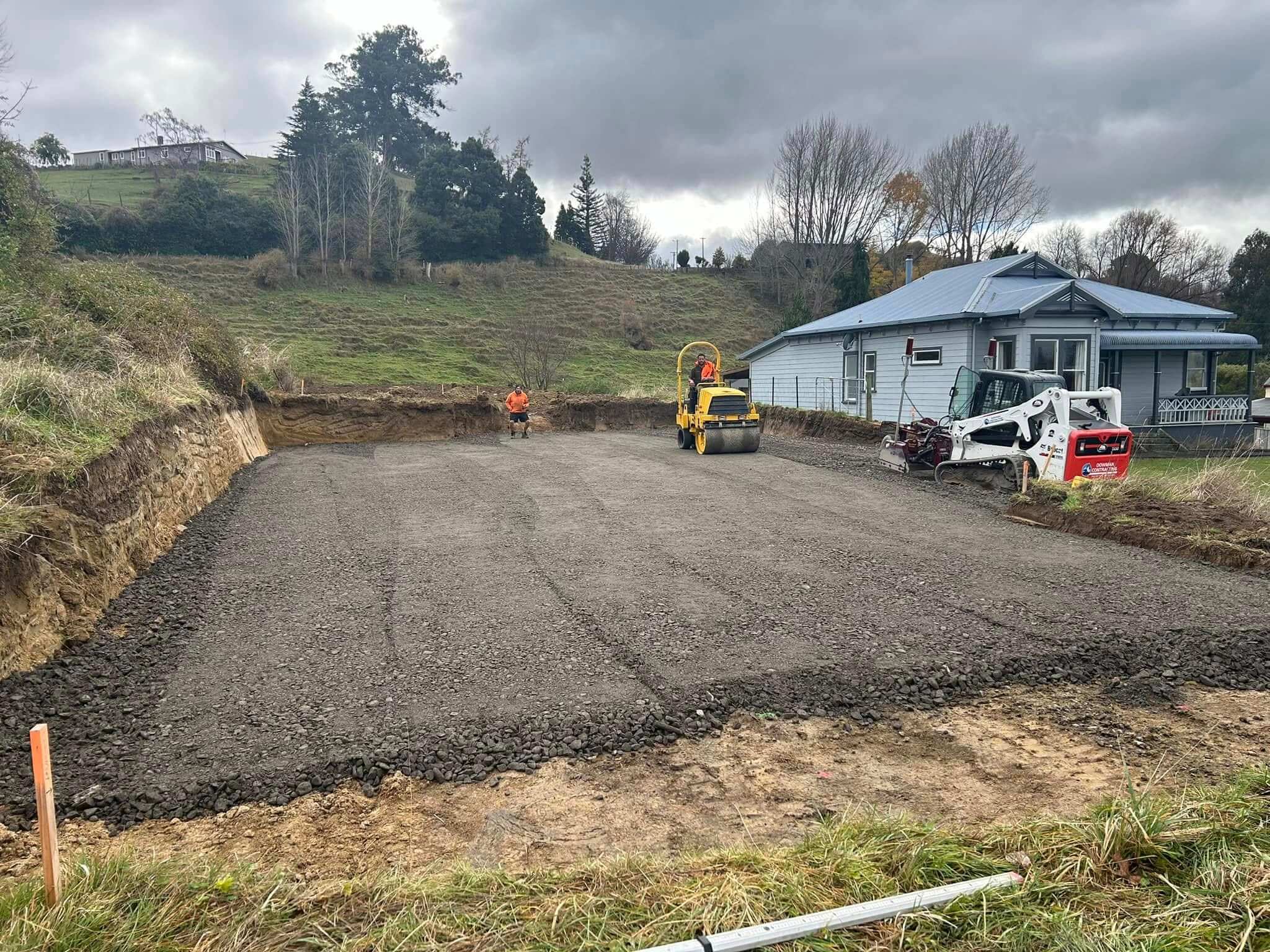 Residential site preparation services in Whanganui by Dowman Contracting LTD