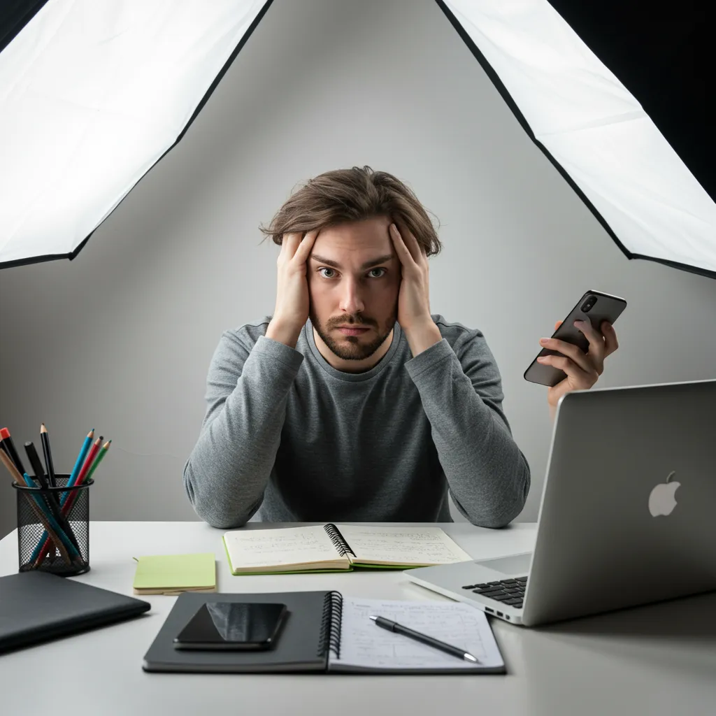 A confident small business owner stands in a bright, modern workspace, holding a digital tablet and smiling. The background is softly blurred, with hints of marketing charts and a welcoming atmosphere. The image conveys professionalism, optimism, and readiness for growth.