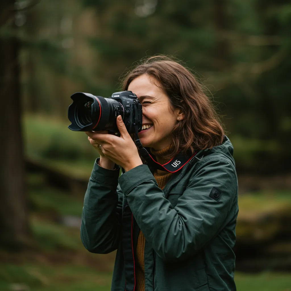 A confident small business owner stands in a bright, modern workspace, holding a digital tablet and smiling. The background is softly blurred, with hints of marketing charts and a welcoming atmosphere. The image conveys professionalism, optimism, and readiness for growth.