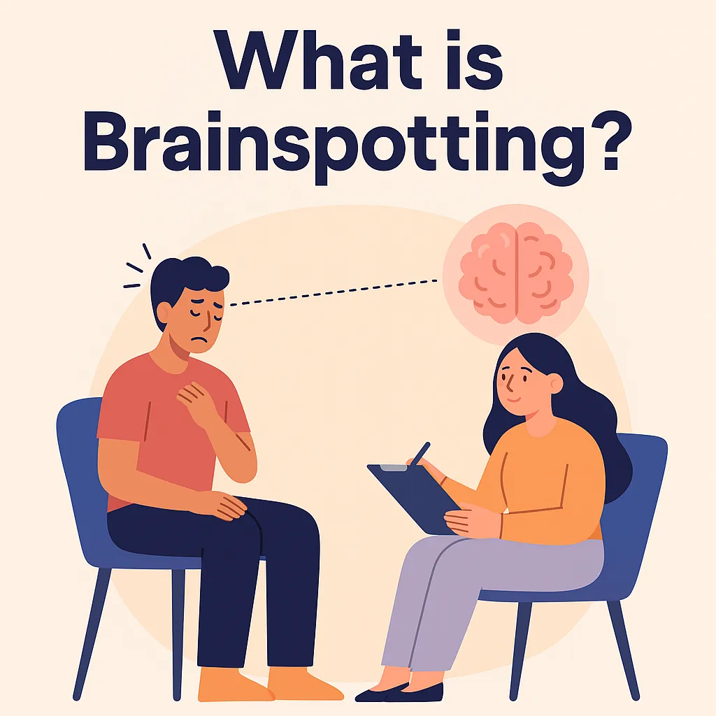 A Brainspotting Therapist in Phoenix Arizona works with a client to overcome trauma and anxiety throughthe use of the Somatic Therapy, Brainspotting. Scottsdale Arizona and Arizona