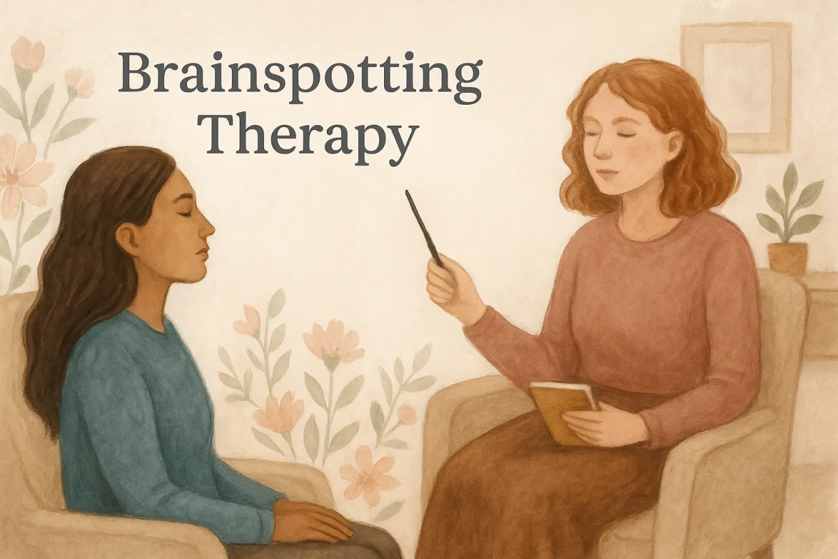 A Therapist actively does Brainspotting in Phoenix, AZ to help a distressed client overcome his traumatic feelings and emotios. Also available in Scottsdale Arizona.