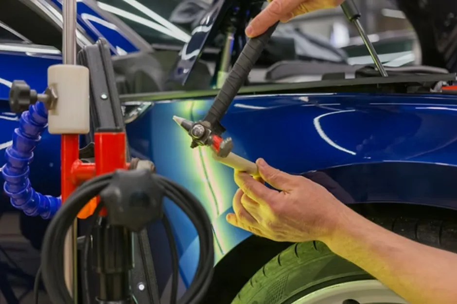 automotive hail repair shop