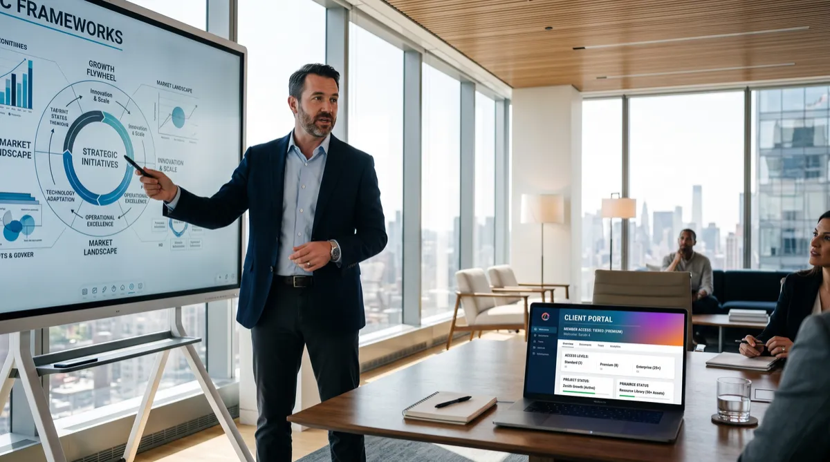 Productizing Executive Consulting: How Advisors Scale from 1-on-1 Retainers to High-Ticket Group Models