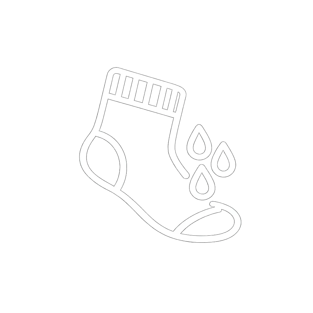 Sweaty feet increase risk of fungal nails