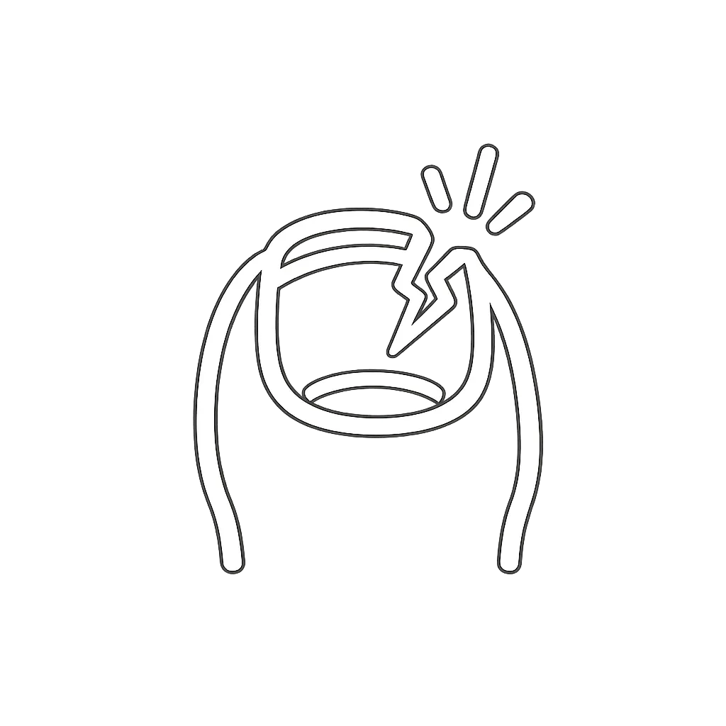 Nail trauma allowing fungal infection