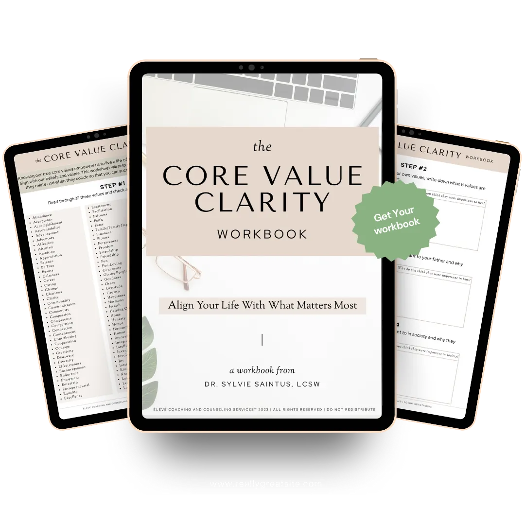 core values reset workbook