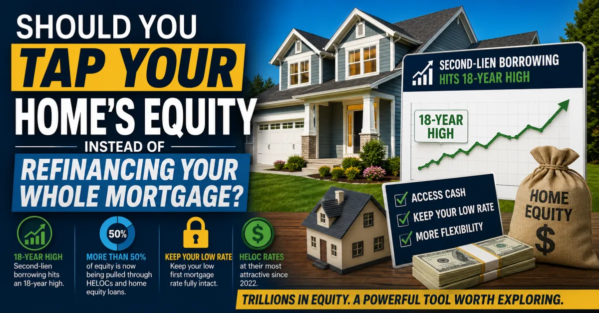 Second Lien Borrowing Just Hit an 18 Year High and Here Is Why the Smart Money Is Skipping the Refi