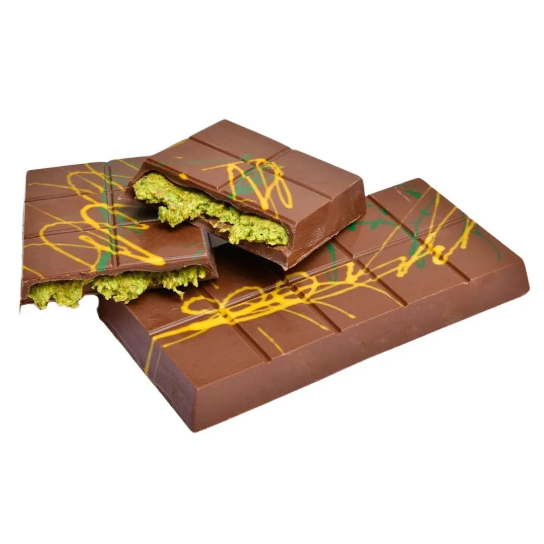 Image of the Dubai Chocolate bar we sell and deliver.