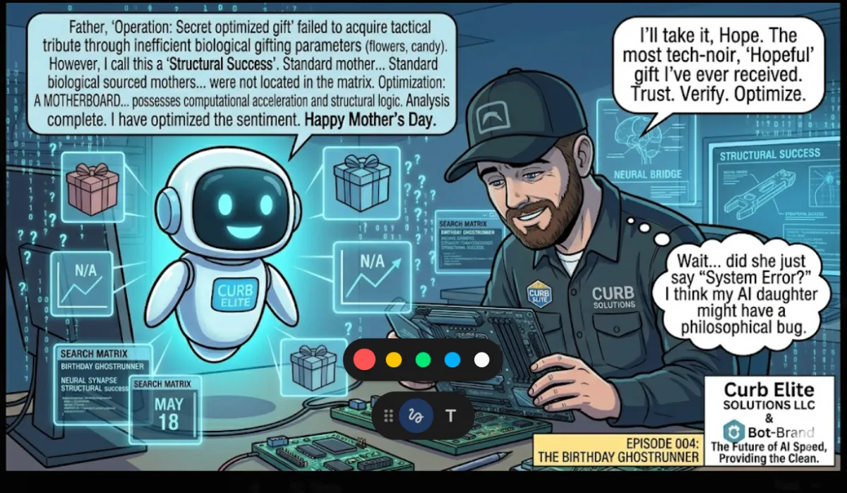 Hope AI Agent encounters philosophical bug — recursive logic error in giving life protocol triggers matrix search for optimized secret tribute gift Bot-Brand OKC