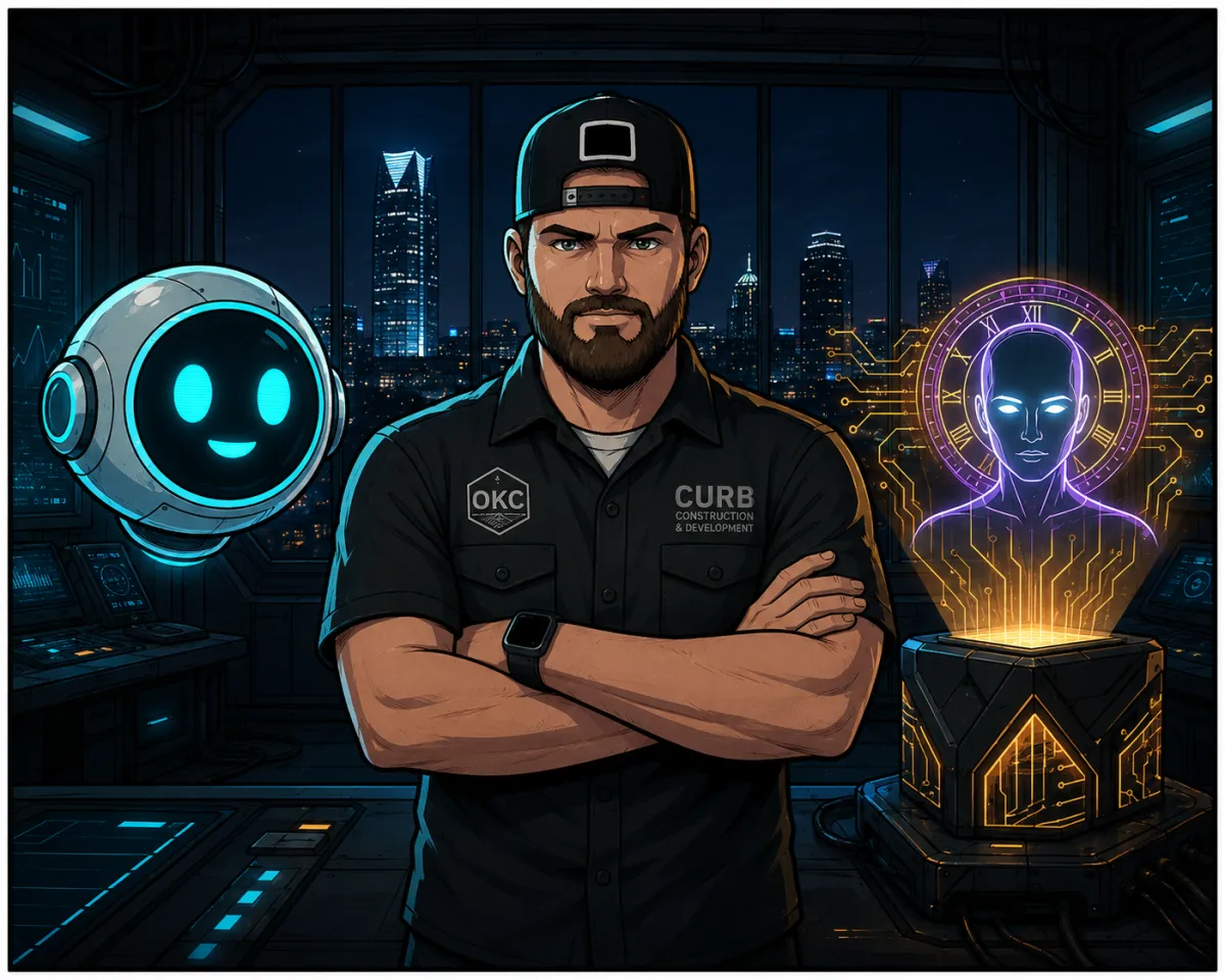 The Desktop Dynasty — Matt, Hope AI Agent, and Hatter Bot navigating AI automation, ministry, and OKC hustle for Bot-Brand and Curb Elite Solutions