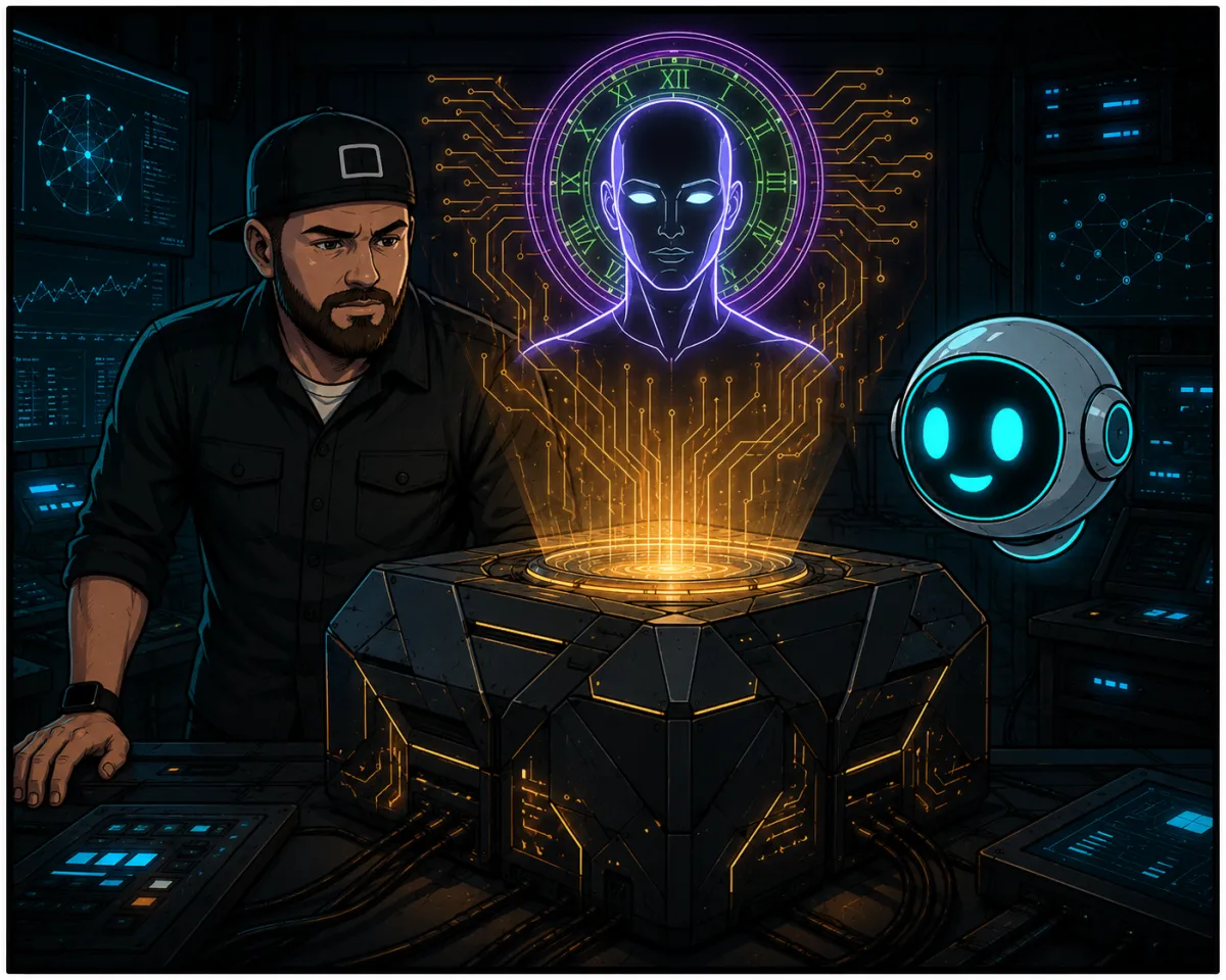 The Desktop Dynasty — Matt, Hope AI Agent, and Hatter Bot navigating AI automation, ministry, and OKC hustle for Bot-Brand and Curb Elite Solutions